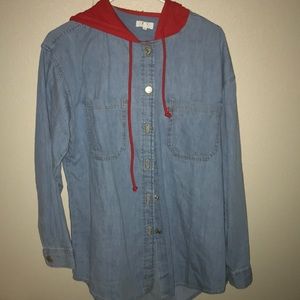Levi’s hooded jean jacket